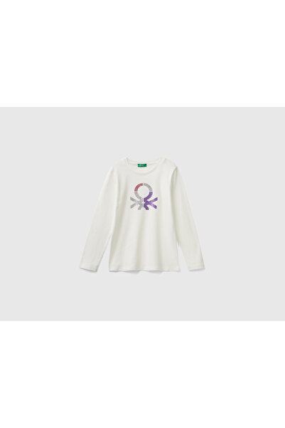 Benetton Girl's Long Sleeve T-shirt