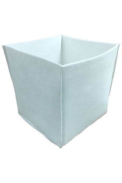 Balkan Room Λευκό Felt Box Organizer Πολλαπλών Χρήσεων Ντουλάπα Organizer 30x30x30