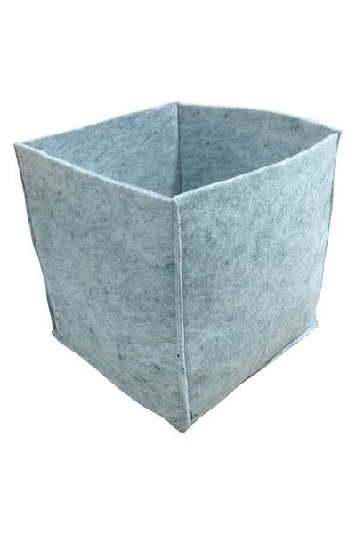 Balkan Room Gray Felt Box Multi-Purpose Organizer In-Cabinet Organizer 30X30X30