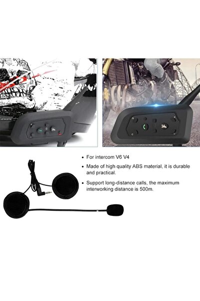 MEGAMUS Motosiklet Kaskı Kulaklık Bluetooth Yedek Profesyonel V6/V4 Motosiklet Kulaklıkları