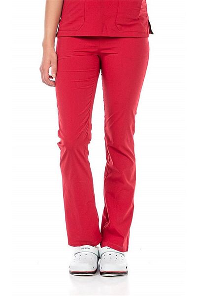Çatı Medikal Ultralycra Spaniard - Tricou chirurgical cu fund unic din Lycra Red Doctor Nurse Scrubs (FEMEI)