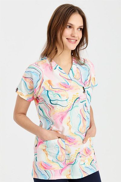 Çatı Medikal Carnival Basic - UNISEX Μοτίβο Νοσοκόμα-Γιατρός-Κτηνίατρος Μονόκλινο Τζέρσεϊ / Μάρμαρο