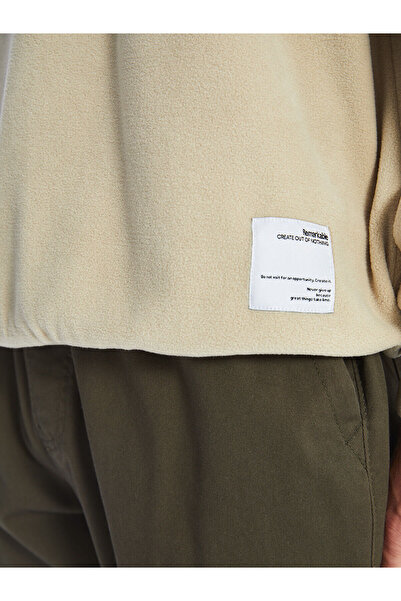 LC Waikiki Ανδρικό φούτερ με μακρυμάνικο φλις λαιμόκοψη