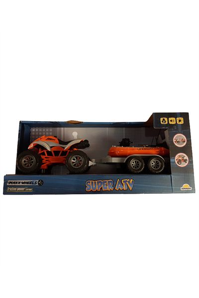 Sunman عجلات ماكس سوبر ATV مع صوت وضوء 34064 برتقالي