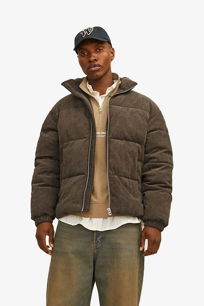 Jack & Jones Jorbronx Men's Brown Coat 12260464 -Wren