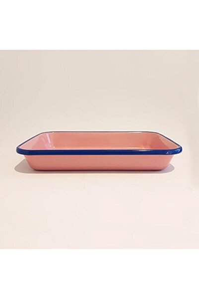 Emayeci Emaye Meze Tabağı G.Kurusu Kobalt 27 x 19 cm