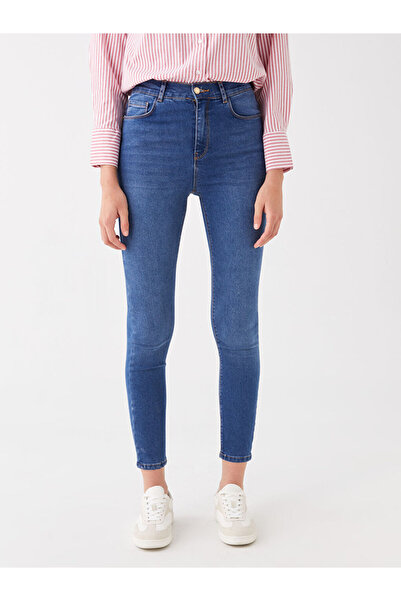 LC Waikiki Indigo High Waist Jupiter Super Skinny Fit Women's Jean Pants