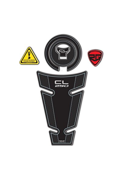 Redline Grafik Redlinegrafik Honda Cl 250 2023-2024 Uyumlu Nardo Gri Black Ta...