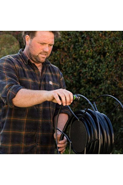 Yard Butler Rust Resistance Steel Free-Standing Swivel Hose Reel