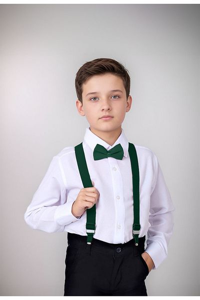 Delfini kids cămașă pentru copii cu papion cu bretele