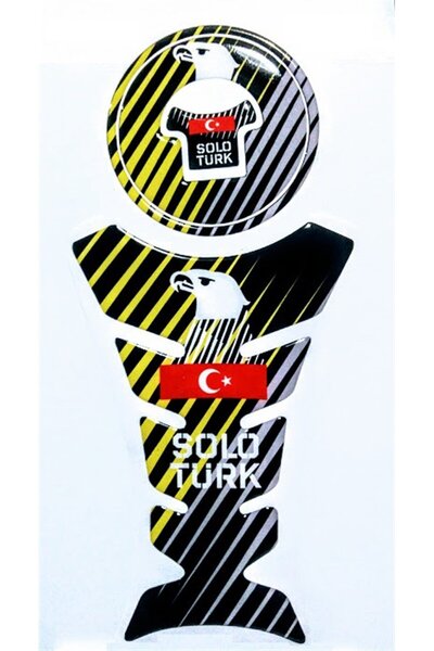 Redline Grafik Solo Turk CBR 125-150 3D Tank Pad ve Depo Kapak Set Sticker