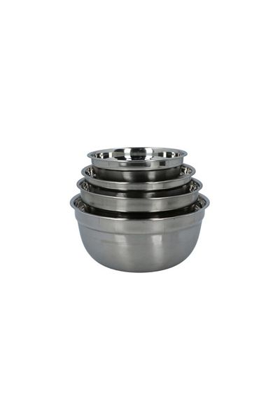 Chef Craft طقم أوعية خلط من الفولاذ المقاوم للصدأ وخالية من مادة BPA مع أغطية 21960