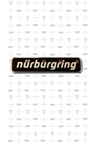 Redline Grafik Nurburgring Gümüş 3D Sticker