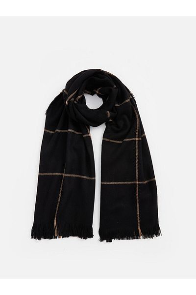 LC Waikiki LCW ACCESSORIES Eșarfă de damă cu model linie ecru