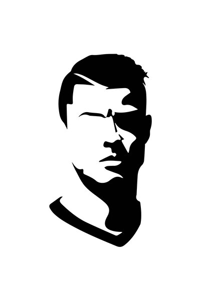 Redline Grafik ملصق كريستيانو رونالدو