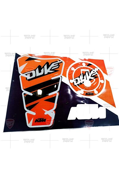 Redline Grafik Ktm DUKE 125- 200 TANK PAD DEPO KAPAK PAD SETİ