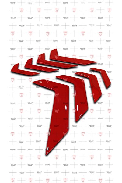 Redline Grafik Kırmızı Ok Yan Pad