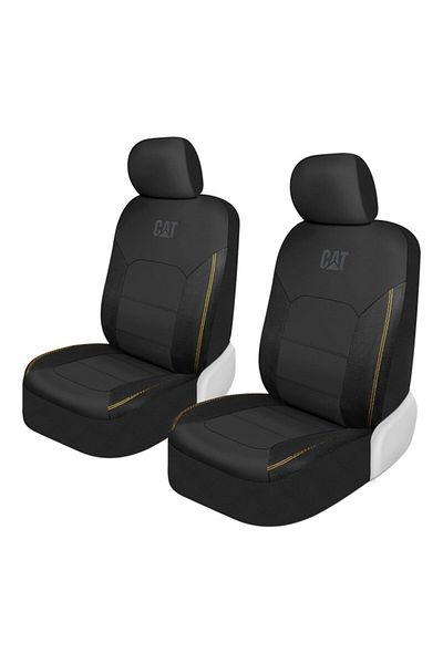 Cat 2-Piece Universal Hybrid Luxury Mesh Car Front Seat Cover