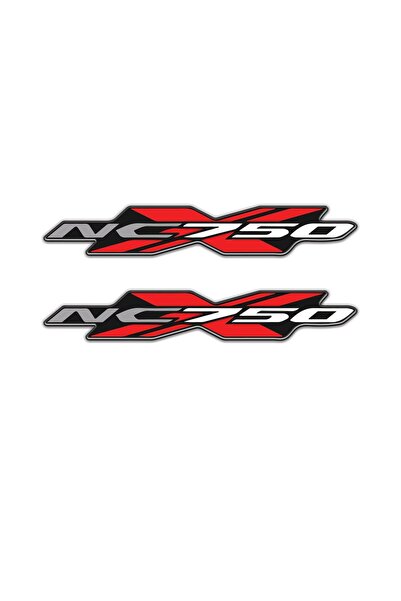 Redline Grafik Nc750x İkili Damla Sticker Kırmızı Siyah Redlinegrafik