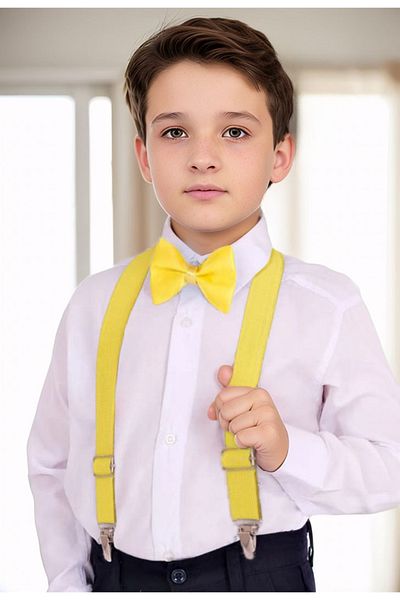 Delfini kids cămașă pentru copii cu papion cu bretele