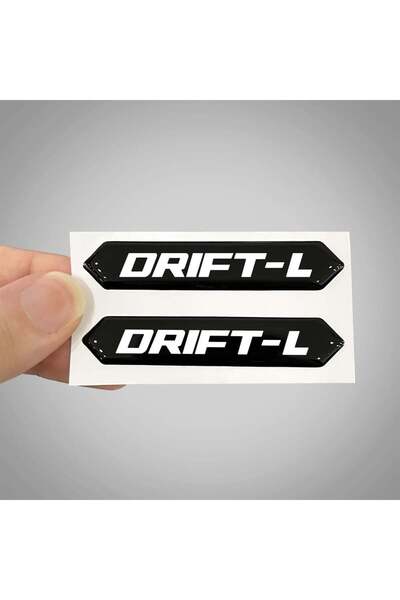 Redline Grafik Drift l 3D Arma Sticker Yapıştırma 2 Adet