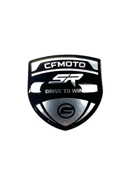 Redline Grafik Cfmoto 450sr 3D Gümüş Arma Sticker Redlinegrafik