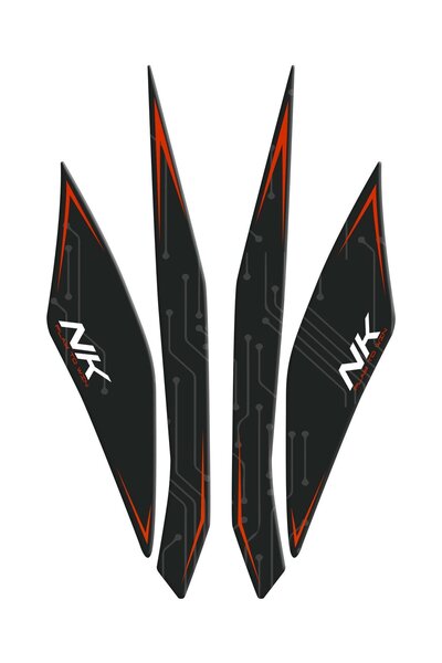 Redline Grafik CFMOTO 2023 250 nk kırmızı kafa grenaj pad
