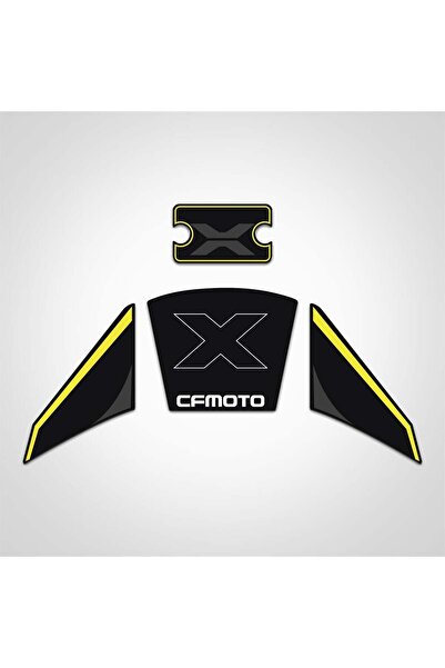 Redline Grafik Cf moto 250 CL X Siyah Sarı Hidrolik ve kontak Anahtar Çizilme...