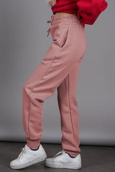 Madmext Γυναικείο Φούτερ με ελαστική μέση Dusty Rose MG1568