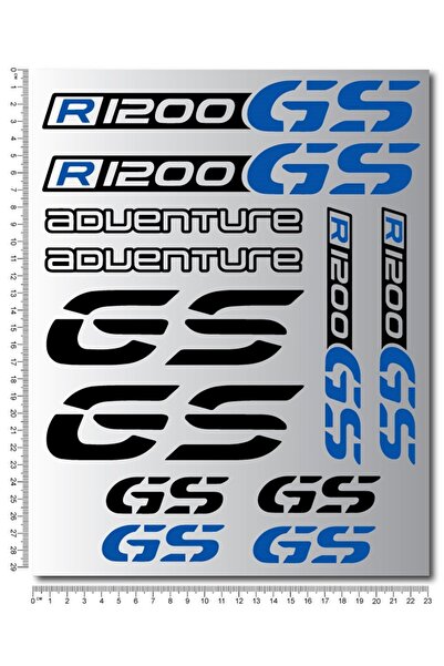 Redline Grafik BMW R1200 GS Adventure Sticker Set