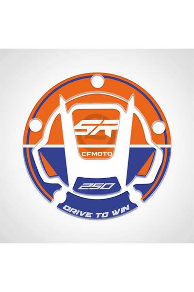 Redline Grafik CF Motor 250 sr Turuncu Depo Kapak Pad Sticker