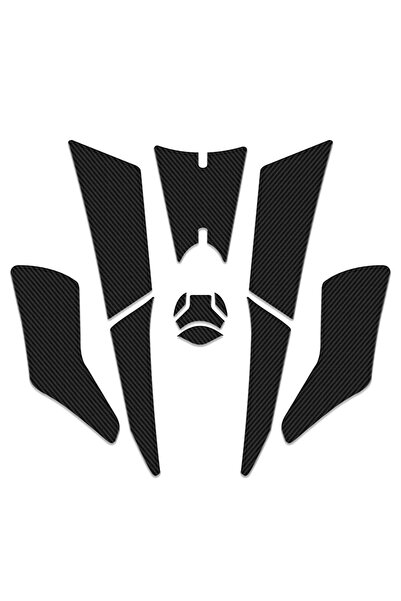 Redline Grafik Arora Max T Tank Pad Basamak Koruyucu Yan Pad Set Karbon Desen