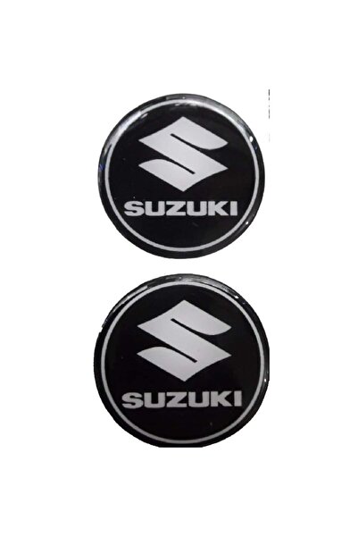 Redline Grafik Suzuki Damla 3D Sticker Siyah Beyaz 2 Adet