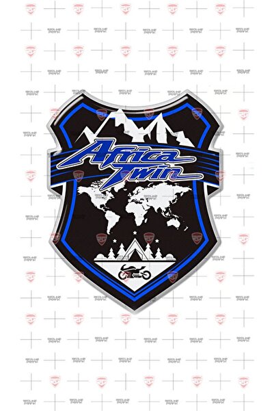 Redline Grafik Africa Twin 3D Damla Sticker
