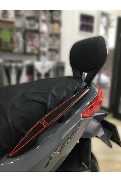 Redline Grafik Yamaha Xmax 250 2014-2017 Kuyruk Koruyucu Pad Siyah Kırmızı