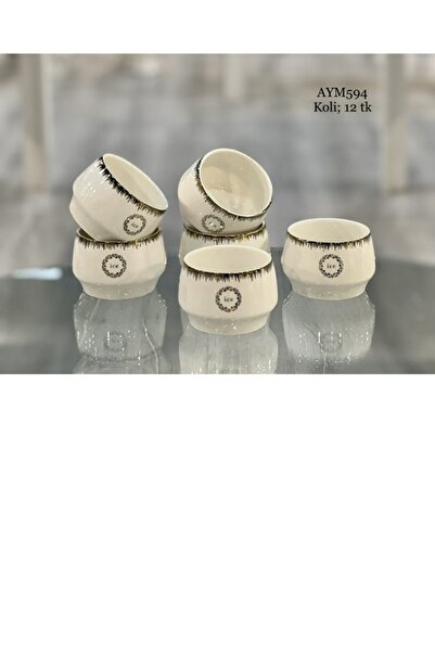 EVRA PORSELEN 6 ADET KASE - ÇEREZLİK - SUNUMLUK AYM-594