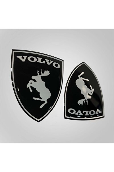 Redline Grafik Volvo Logo 3D Arma Amblem Sticker