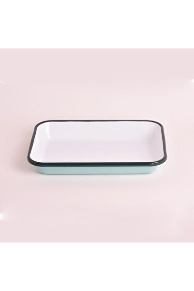 Emayeci Emaye Meze Tabağı Nil Mavi 27 x 19 cm