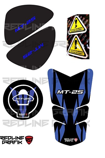 Redline Grafik Redlinegrafik Mt 25 Uyumlu Tank Pad Seti Mavi