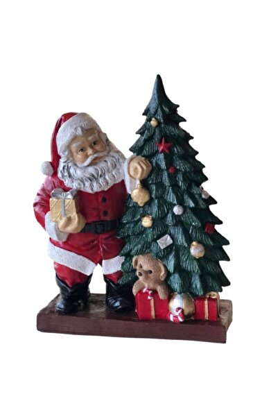 By Ari Ev Dekorasyon ÇAM AĞAÇLI NOEL BABA BİBLO HS501-3