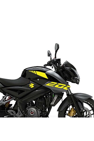 Redline Grafik BAJAJ PULSAR NS 200 DEPO ETİKETLERİ FLORASAN SARISI