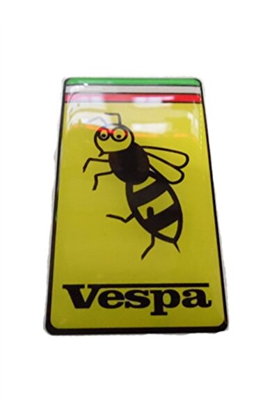 Redline Grafik Vespa Arı Damla 3D Sticker