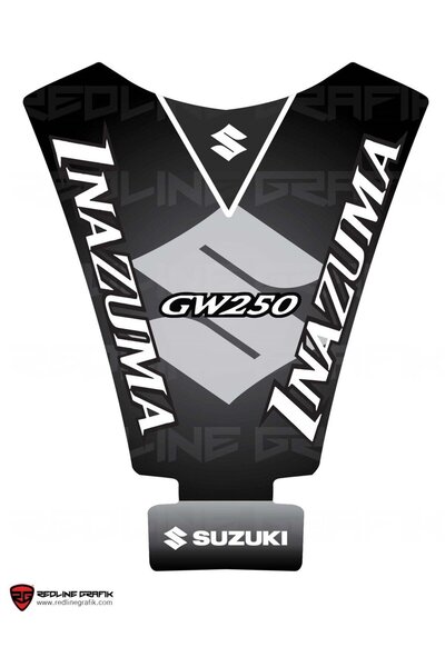 Redline Grafik Suzuki Inazuma Siyah Tank Pad