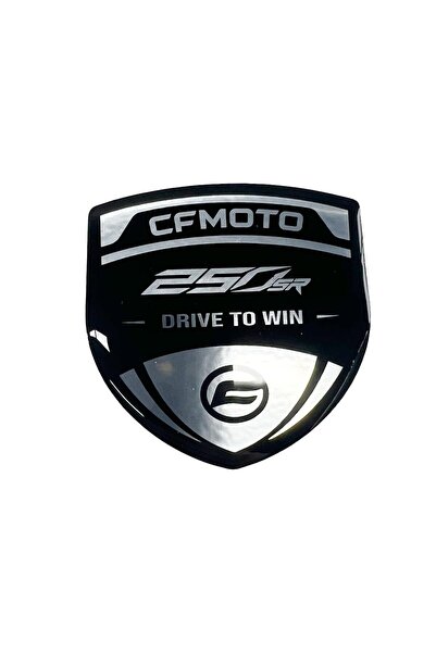 Redline Grafik Cfmoto 250sr 3D Gümüş Arma Sticker Redlinegrafik