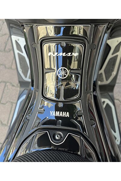 Redline Grafik NMAX 2021 TANK PAD SİYAH-GRİ