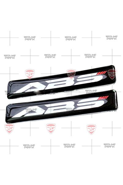 Redline Grafik ABS Kabartmalı Sticker 2 Adet Yüksek Kalite
