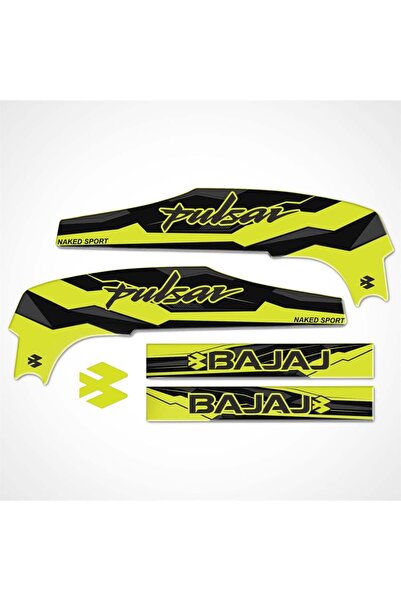 Redline Grafik BAJAJ Pulsar NS200 AKSESUAR ŞASE 3D KABARTMALI DAMLA STİCKER N...