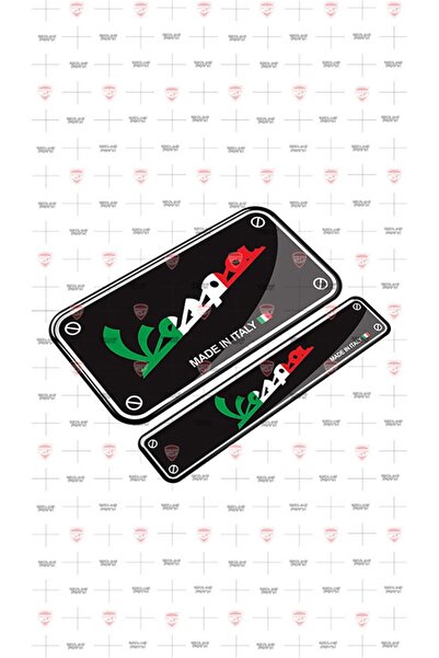 Redline Grafik Piaggio Vespa GTS GTV LX Sprint Primavera 3D motosiklet