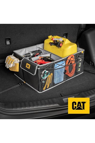 Cat Zipper Foldable Car Trunk Organizer with Carrying Handle