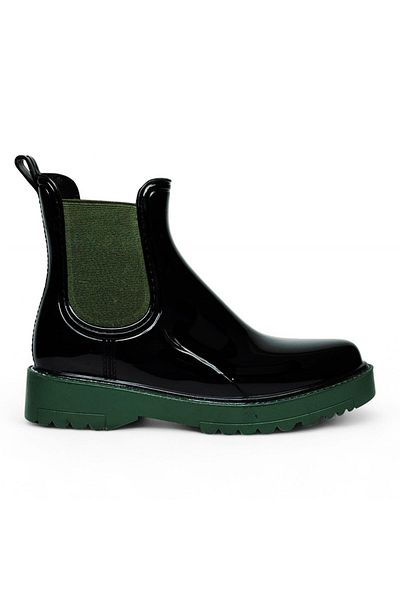 AlbiShoes Γυναικείες αδιάβροχες ελαστικές αντιολισθητικές σόλες με εσωτερική επένδυση ζεστή επένδυση από καουτσούκ Rain Boots